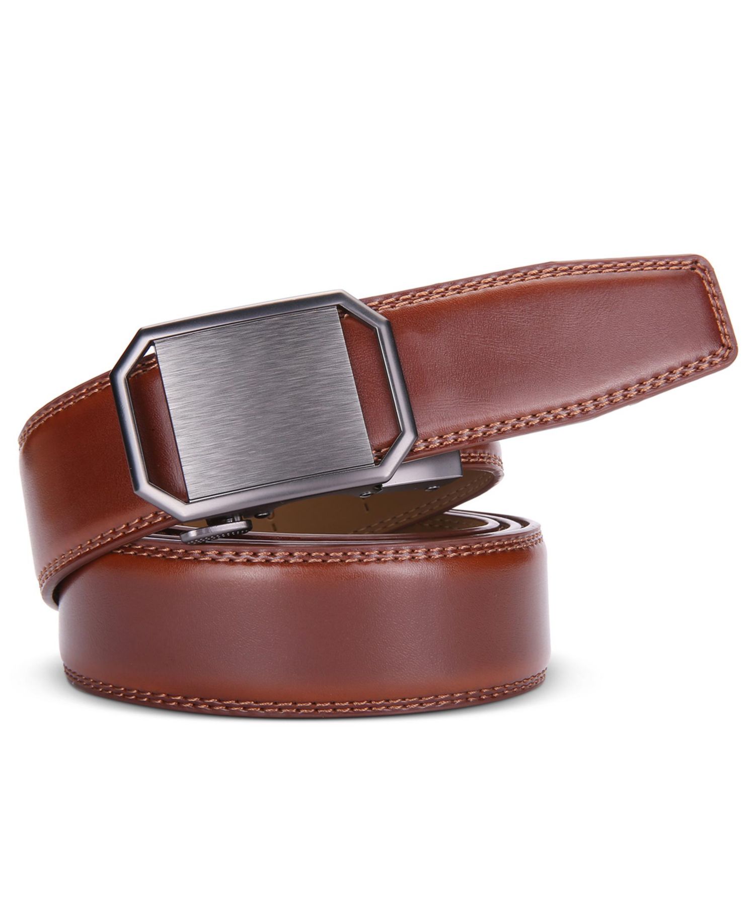Men's Metallic Octagon Ratchet Belt