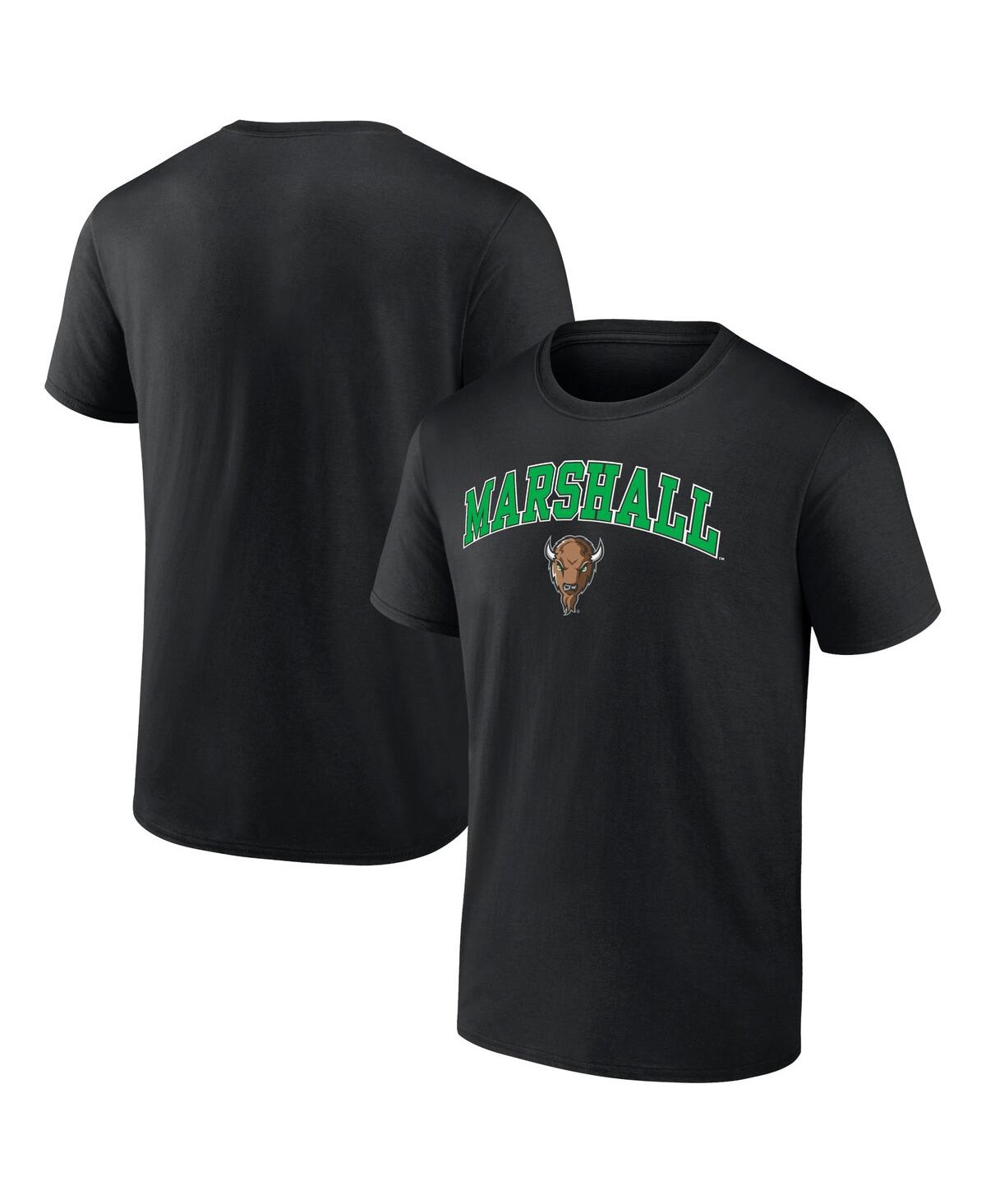 Fanatics Men's  Black Marshall Thundering Herd Campus T-shirt