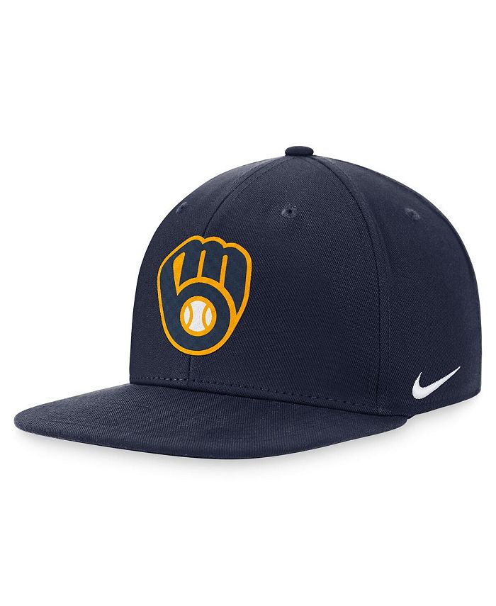 Milwaukee Brewers Nike Primetime Pro Snapback Hat - Navy