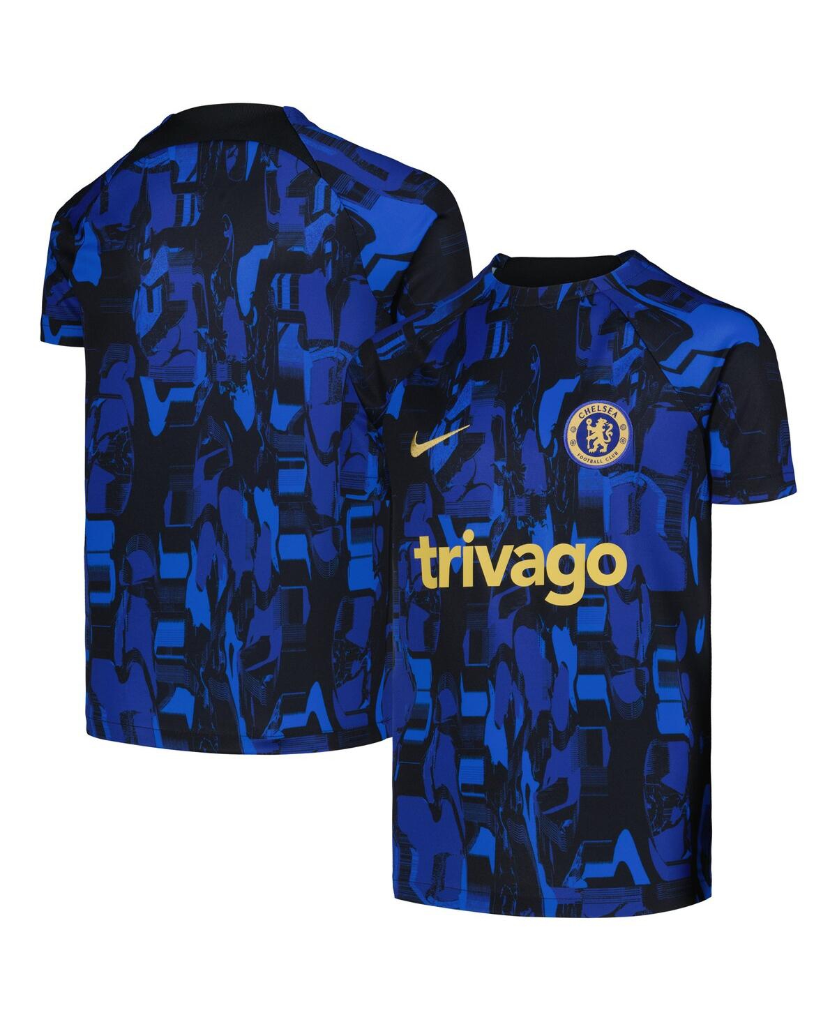Big Boys NikeChelsea 2023/24 Academy Pro Pre-Match Top - Blue