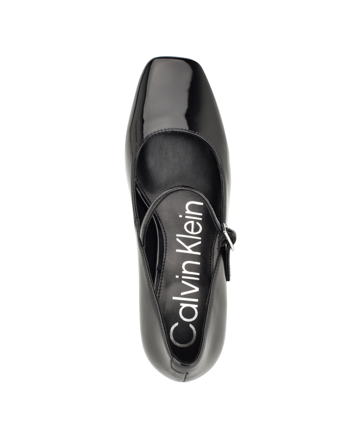 Calvin Klein Women's Jatlee Mary Jane Square Toe Block Heel Mary Janes