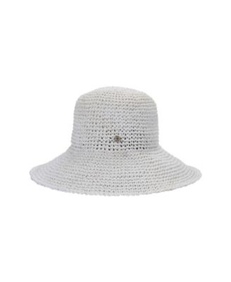 Women's Solid Crochet Crushable Cloche