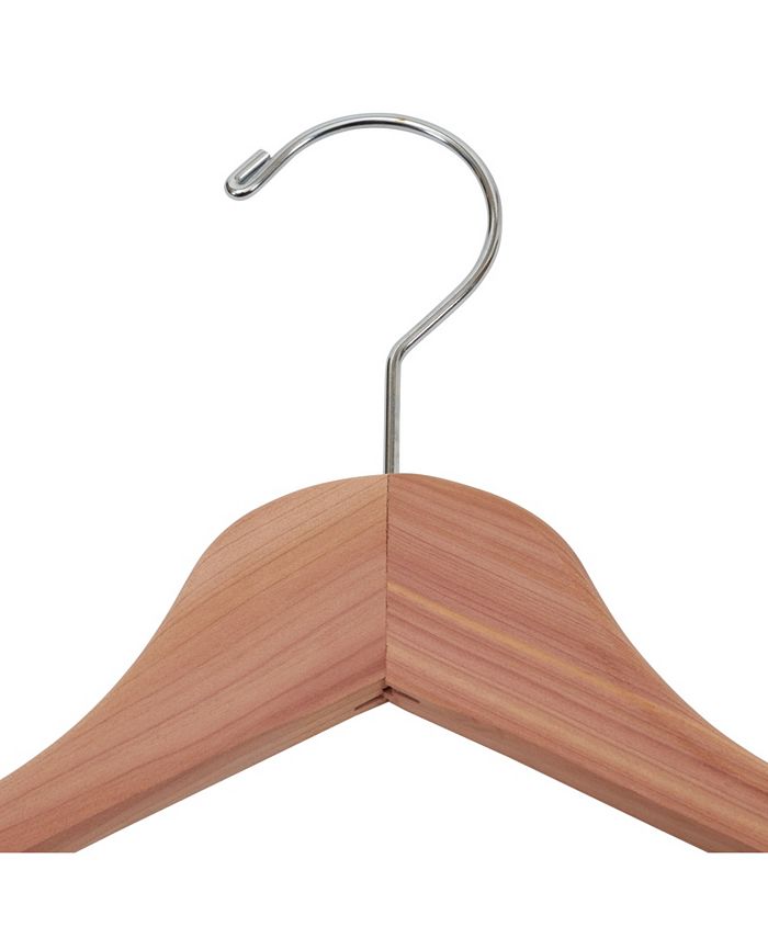 Household Essentials Set of 4 Cedar Garment Hangers Macy's