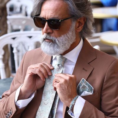 Men's Medici - Printed Silk Tie for Men