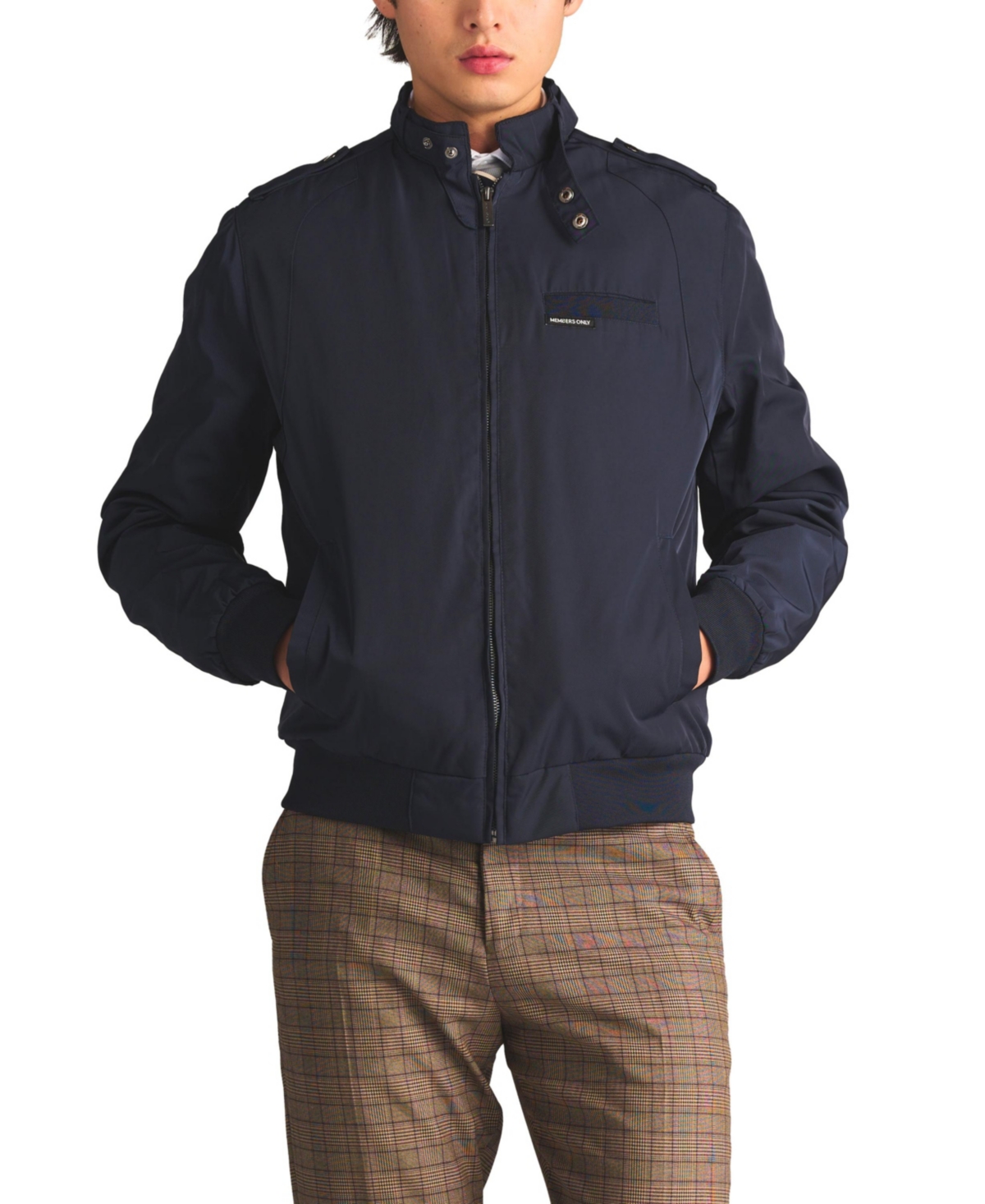 MEMBERS ONLY MEN'S HEAVY ICONIC RACER QUILTED LINING JACKET (SLIM FIT)