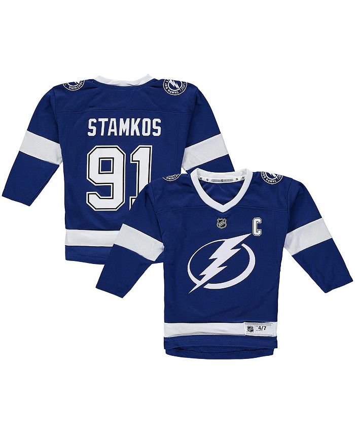 Steven Stamkos Tampa Bay Lighting Blue Player Jersey Kit Numbers
