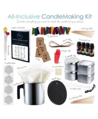 Complete DIY Candle Making Kit for Adults & Kids - 2 Lb. Soy Wax
