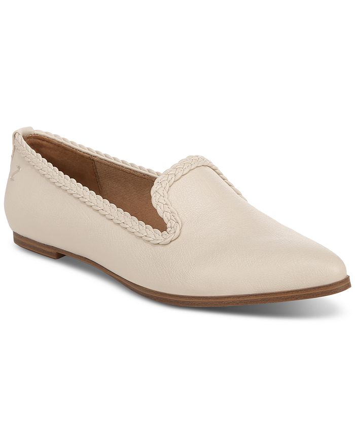 Cream slip sales on loafers