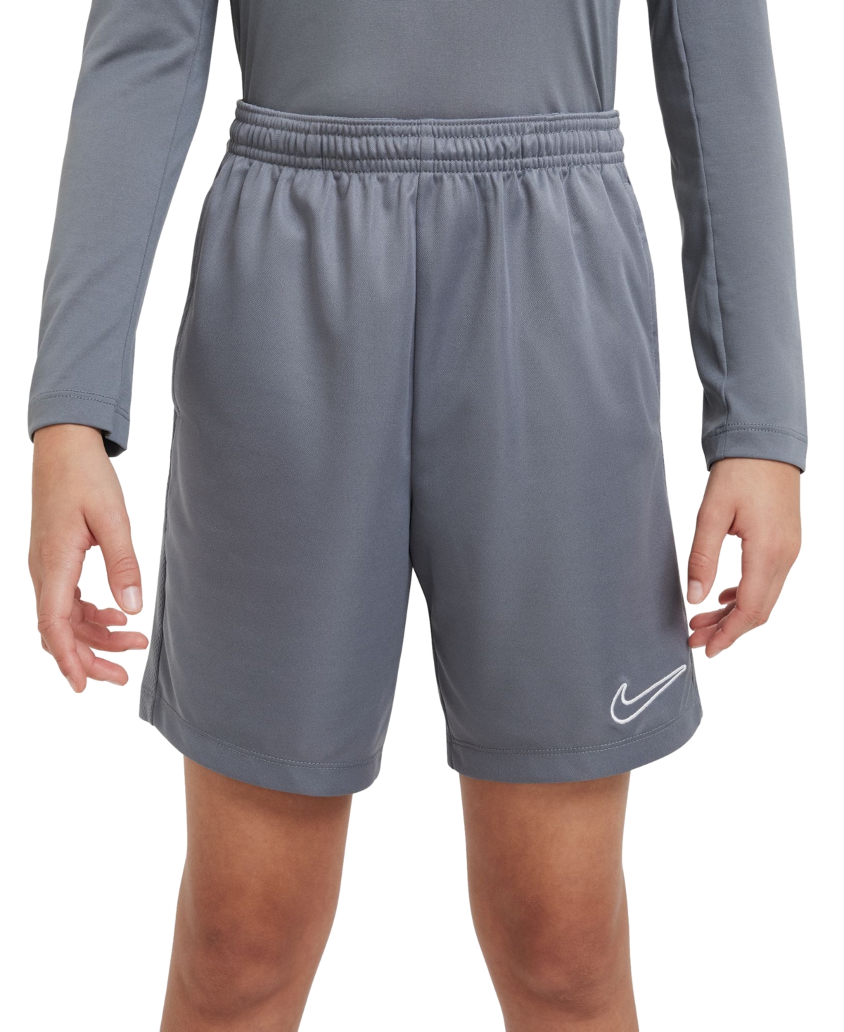 Shop Nike Big Kids Trophy23 Dri-fit 7" Training Shorts In Smoke Grey