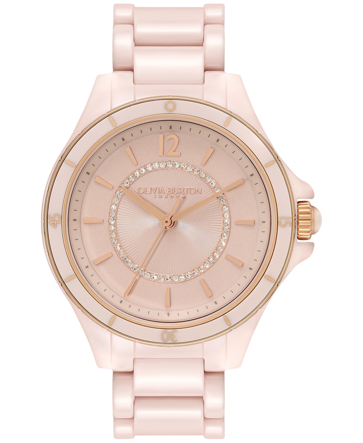 Women's Sport Luxe Ceramic Bracelet Watch 36mm - Rose Gold