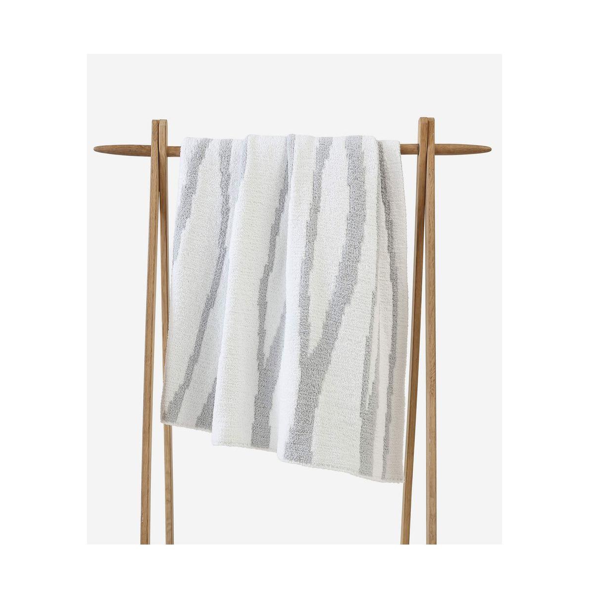 Sunday Citizen Woodland Throw, 52" X 75" In Cloud Gray