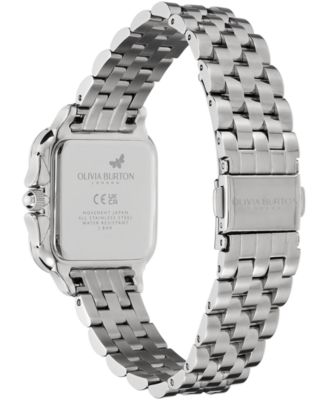 Women's Grosvenor Silver Stainless Steel Watch 28mm