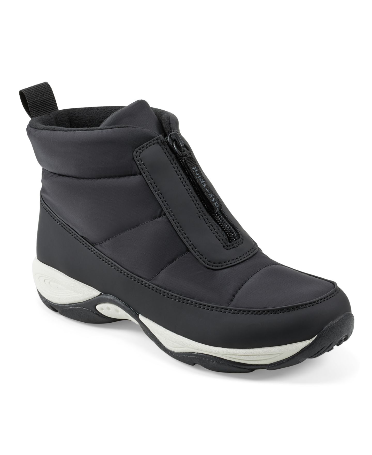 Женские ботинки Easy Spirit Edele Quilted Cold Weather Booties, цвет: Чёрный — фото 1