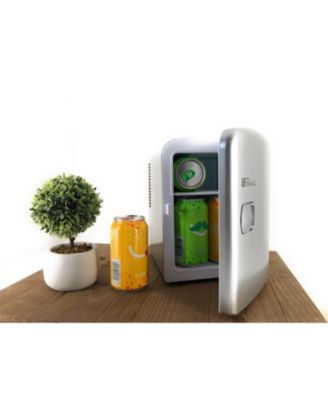 Chill Personal and portable Mini Fridge Cooler and Warmer - 6-can Capacity