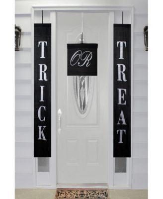 Set of 3 Trick or Treat Outdoor Halloween Banners, 19.25"