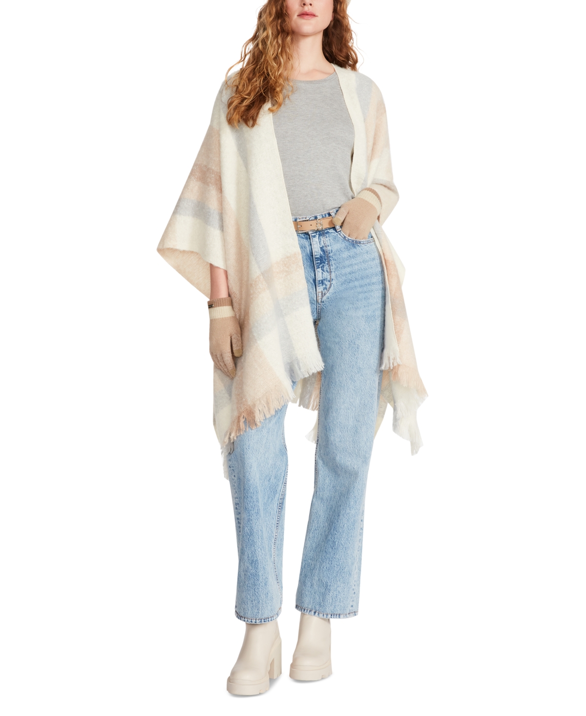 Steve madden poncho sweater online