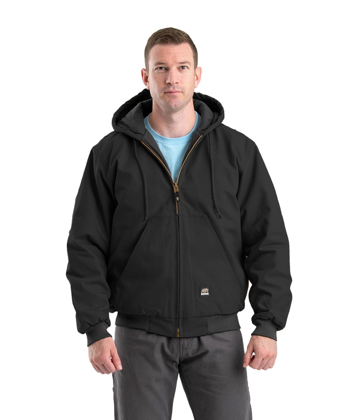 Tall Heritage Duck Hooded Active Jacket - Navy