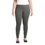 RUTI Charcoal Gray THE ALL-MIGHTY MOTO PONTI LEGGINGS Ponte Knit Pull-On 0