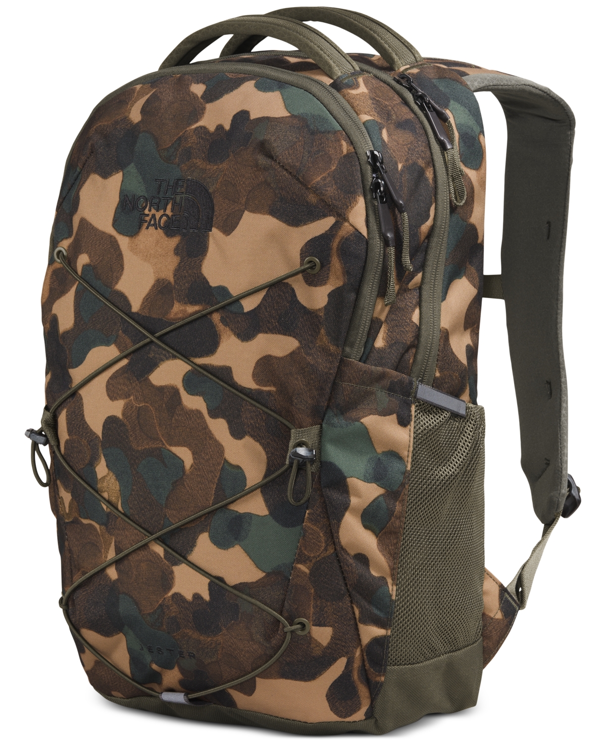 The North Face Men's Jester Backpack In Utility Brown Camo Texture Print,new Tau