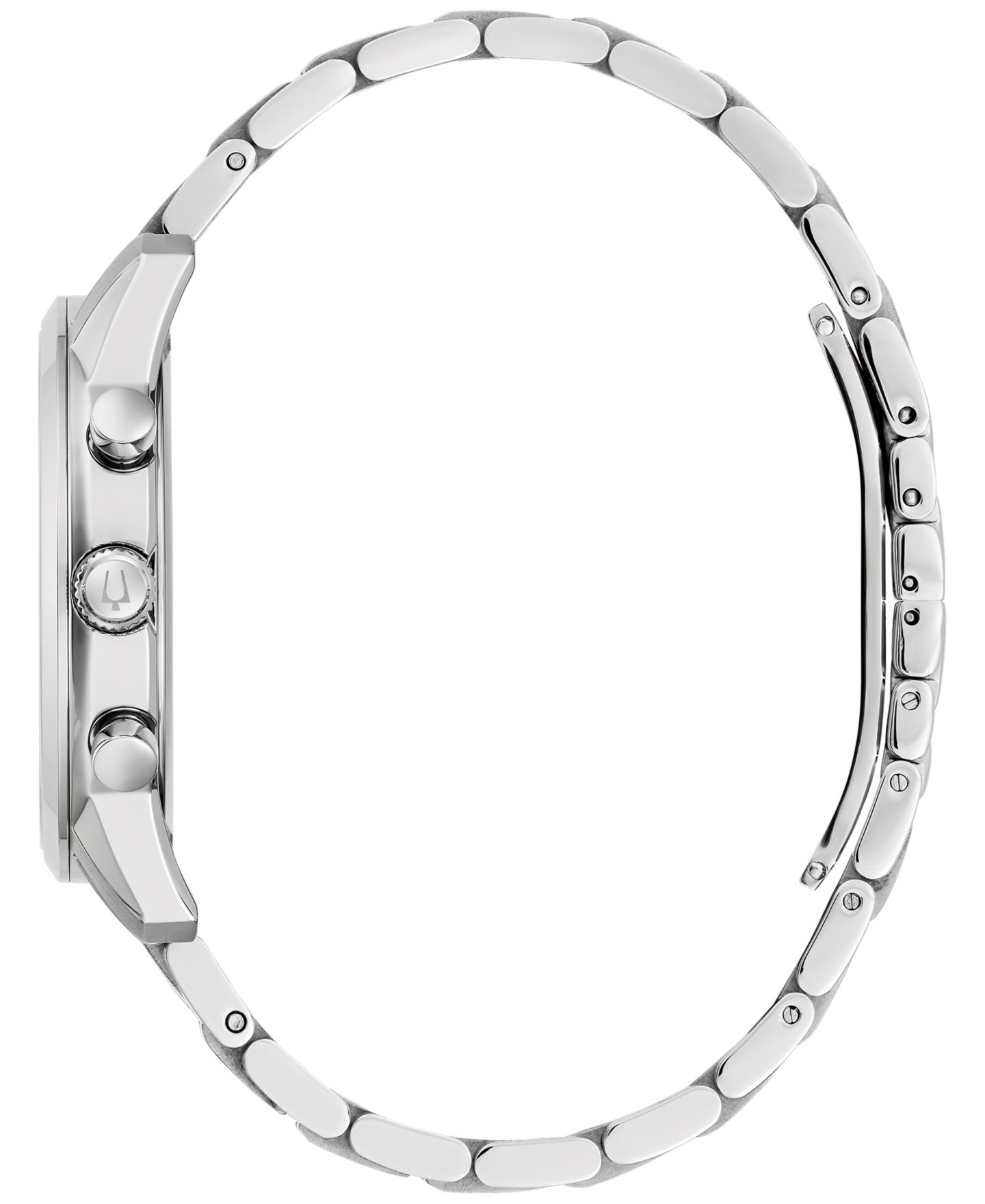 Мужские часы Bulova Chronograph Classic Sutton Stainless Steel Bracelet Watch 41mm — фото 2
