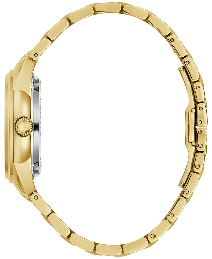Bulova Women's Automatic Classic Sutton Gold-Tone Stainless Steel ...
