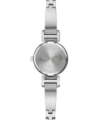 Women's Marc Anthony Modern Diamond Accent Stainless Steel Bangle Bracelet Watch 26mm
