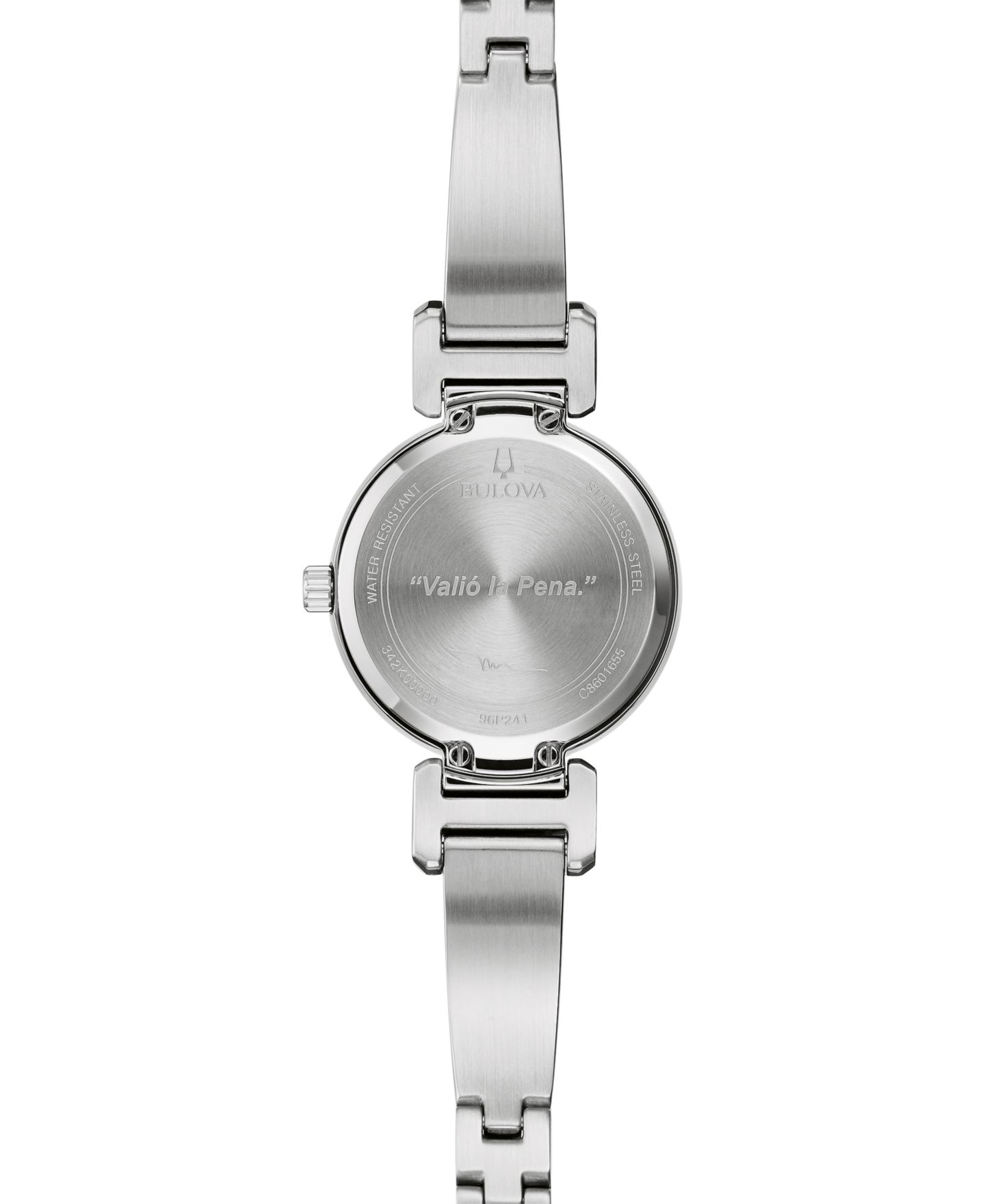 Женские часы Bulova Marc Anthony Modern Diamond Accent Stainless Steel Bangle Bracelet Watch 26mm — фото 4