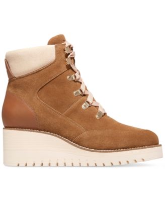 Cole Haan Women's Zerogrand City Wedge Hiker Booties - Macy's