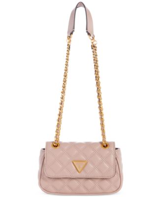 GUESS Giully Mini Convertible Flap Quilted Crossbody - Macy's