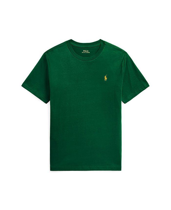 Polo Ralph Lauren Big Boys Cotton Jersey Crewneck T-Shirt - Macy's