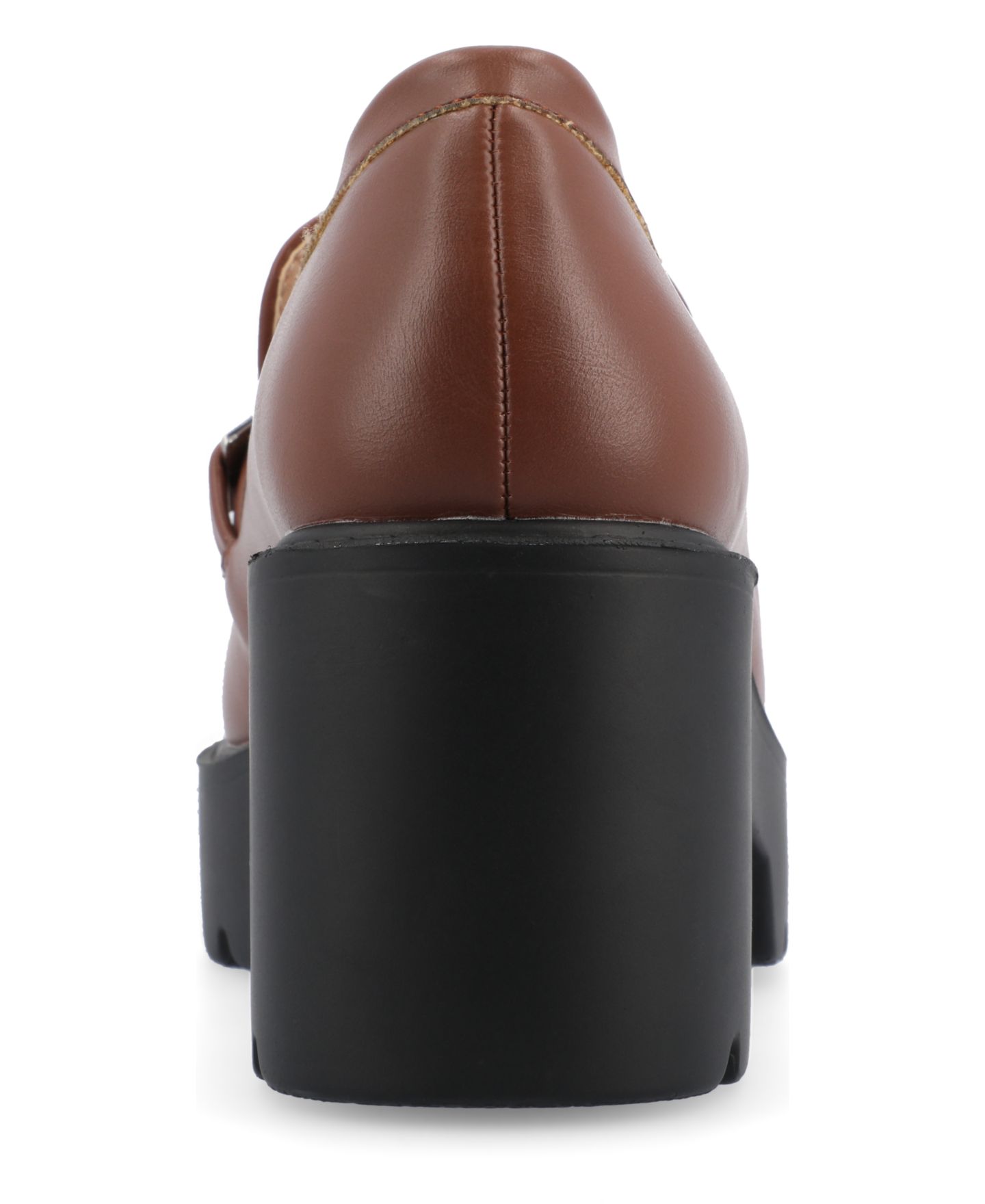 Женские туфли Journee Collection Kezziah Platform Lug, цвет: Коричневый — фото 3
