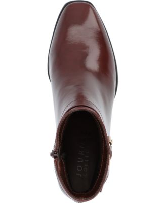 Women's Elley Buckle Strap Block Heel Booties