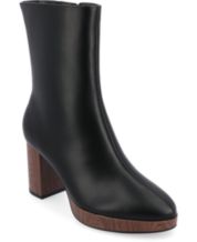Womens wide discount width black booties