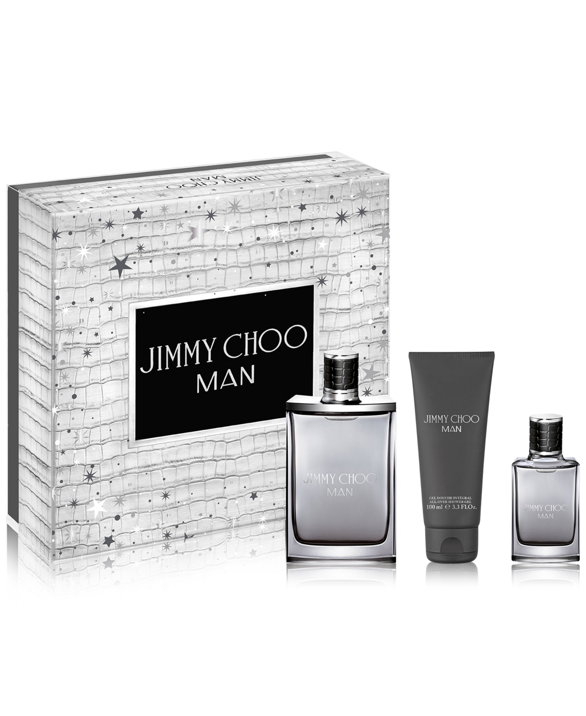 Image of Jimmy Choo Men's 3-Pc. Man Eau de Toilette Gift Set