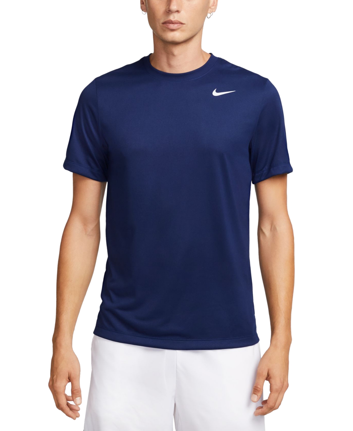 Nike Men's Dri-fit Legend Fitness T-shirt In Blue Void,white
