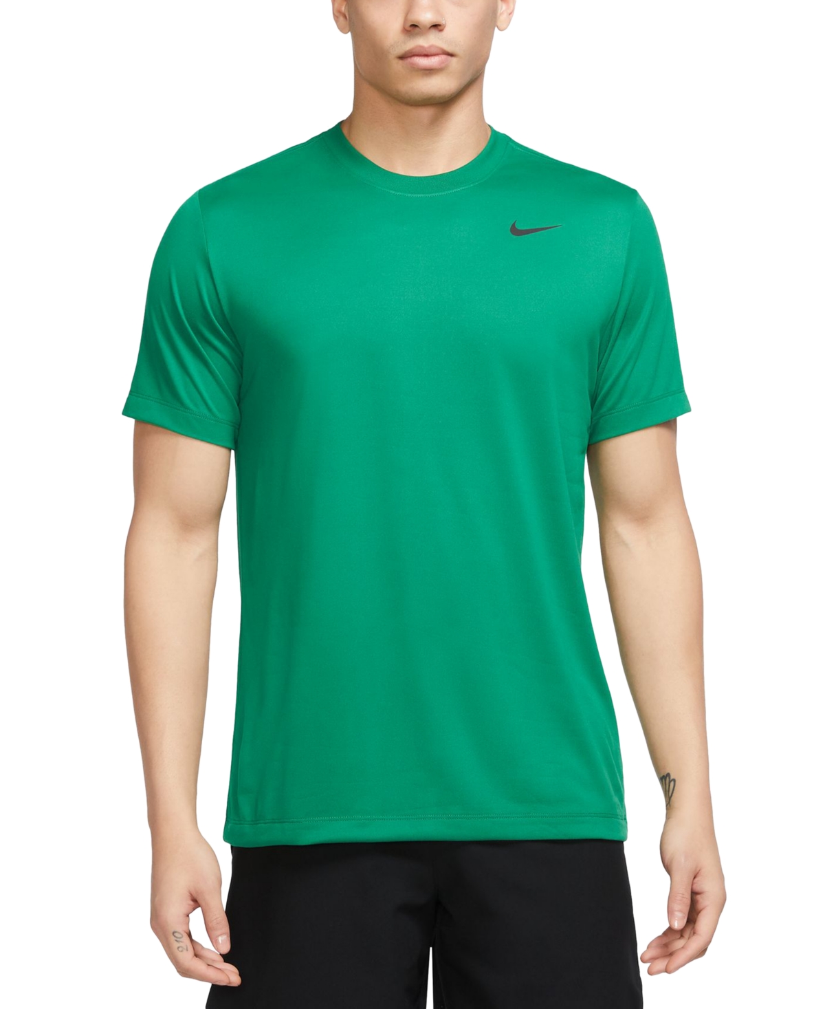 Nike Men's Dri-fit Legend Fitness T-shirt In Pine Green,black