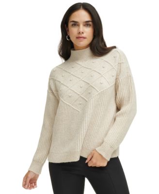 Calvin Klein Women s Popcorn Stitch Sweter Macy s