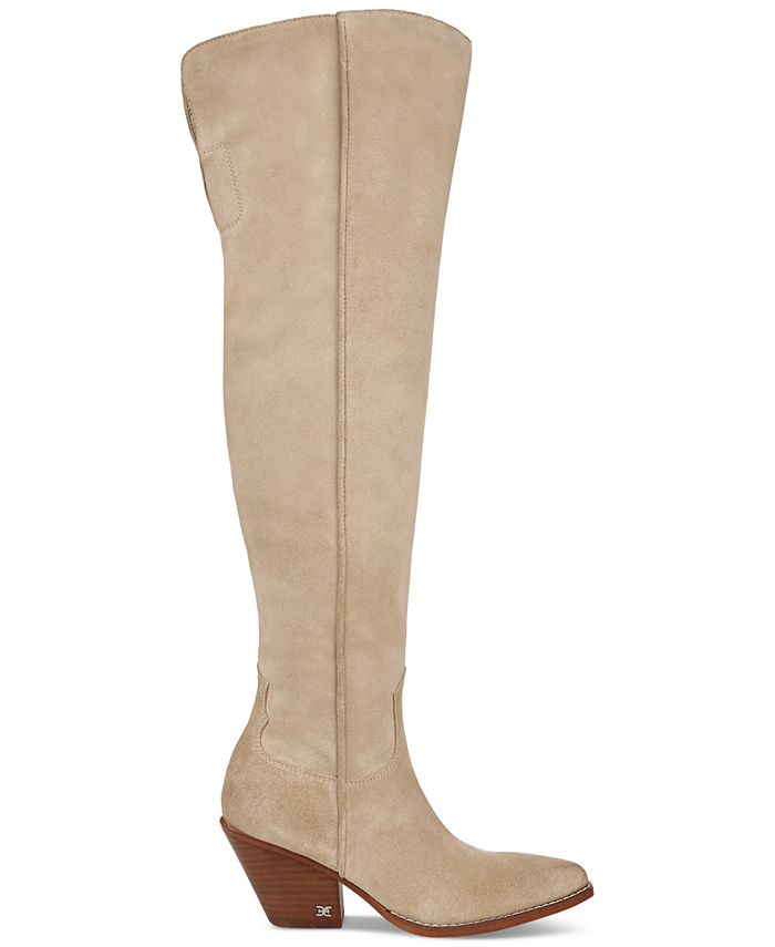 Sam Edelman Women's Julee Over-The-Knee Cowboy Boots - Macy's