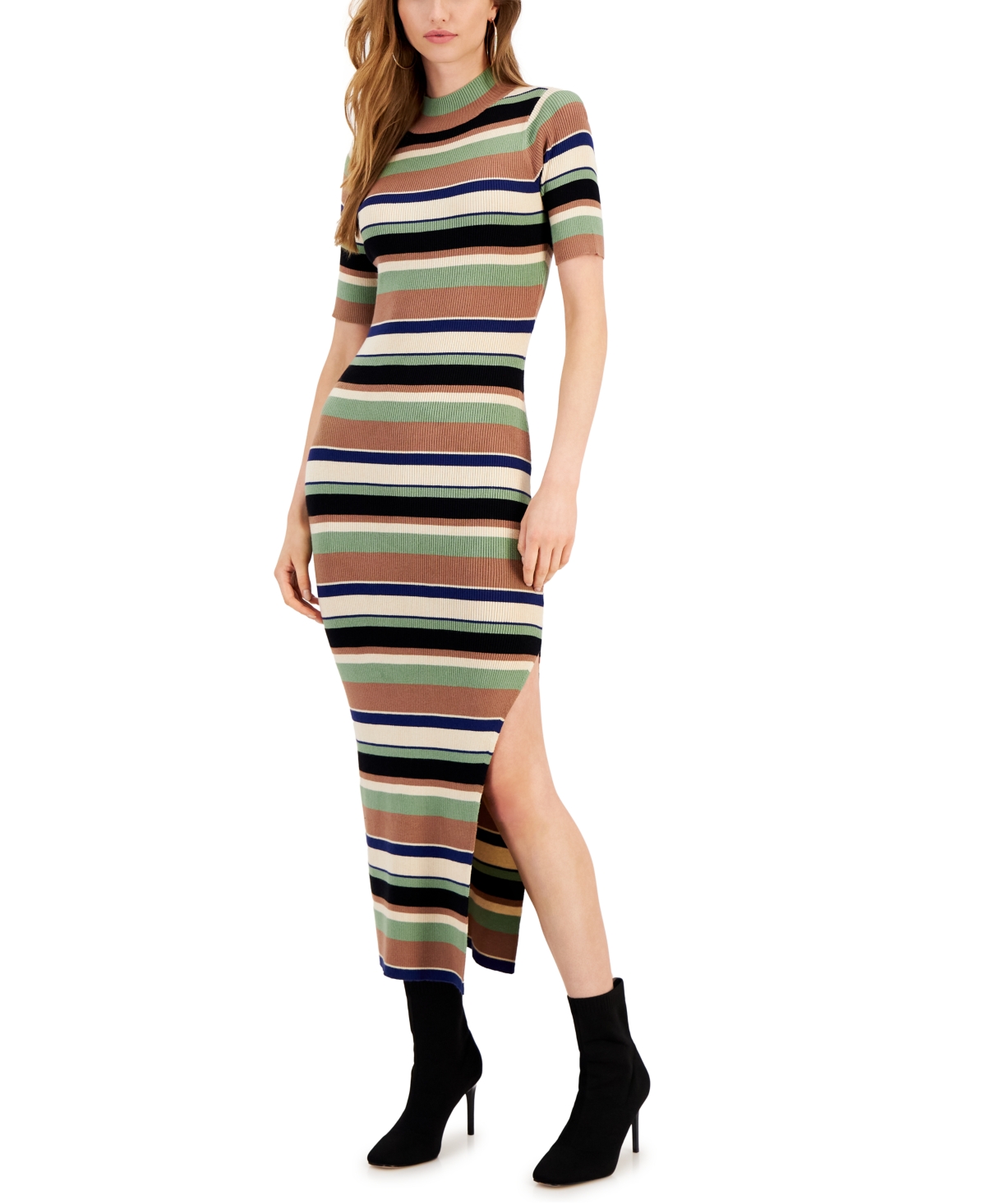 Women's Esme Striped Sweater-Knit Dress - Autumn Stripe