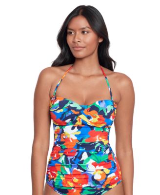 Lauren Ralph Lauren - Women's Printed Twist Tankini Top