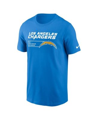 Men's Powder Blue Los Angeles Chargers Division Essential T-shirt