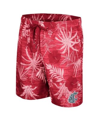 Men's Crimson Washington State Cougars What Else is New Swim Shorts
