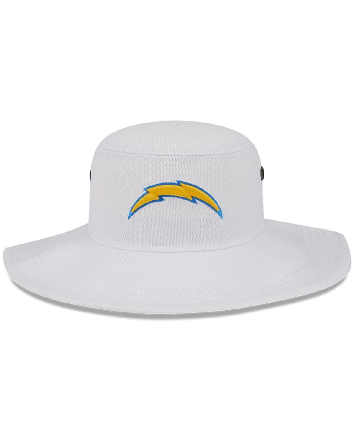 New Era Men's  White Los Angeles Chargers 2023 Nfl Training Camp Panama Bucket Hat In White