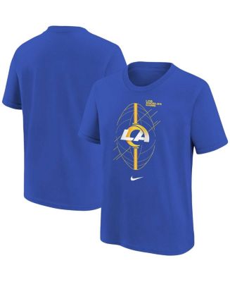 Big Boys Nike Royal Los Angeles Rams Icon T-shirt - Macy's