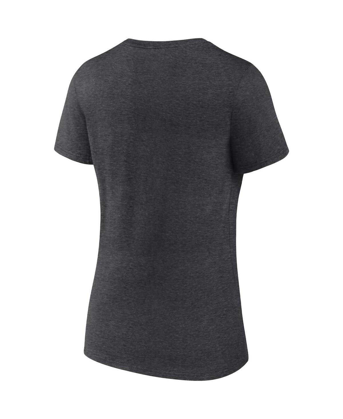 Women's FanaticsGeorgia Bulldogs Evergreen Campus V-Neck T-shirt - Heather Charcoal