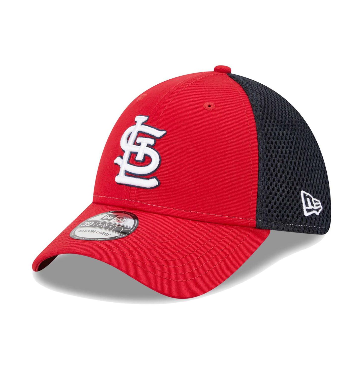 Мужская кепка New Era Red St. Louis Cardinals Team Neo 39THIRTY Flex Hat — фото 1