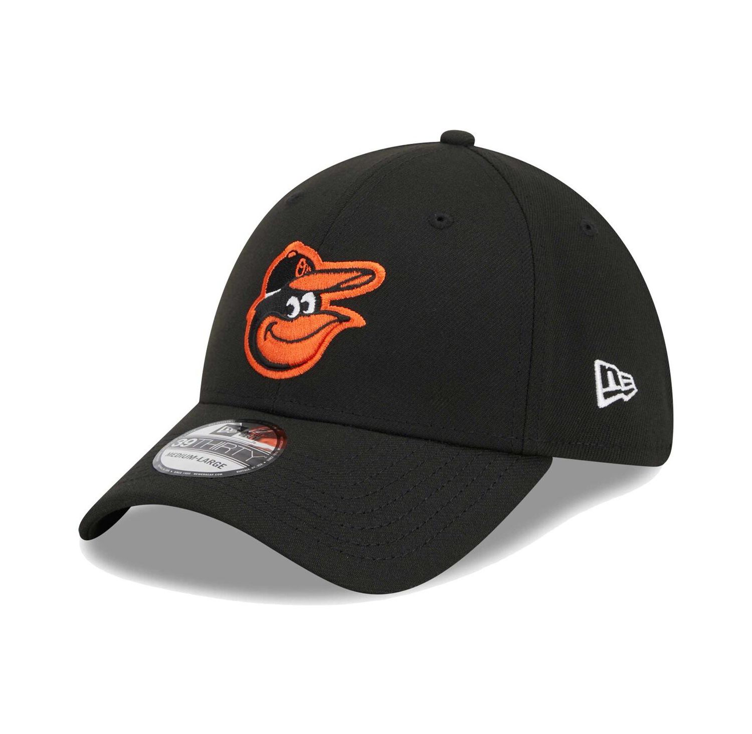 Men's Black Baltimore Orioles Logo 39THIRTY Flex Hat