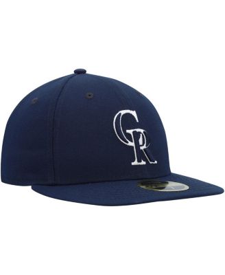 Men's Navy Colorado Rockies Oceanside Low Profile 59FIFTY Fitted Hat