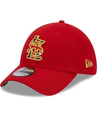 Men's Red St. Louis Cardinals 2023 MLB World Tour: London Series Flag Fill 39THIRTY Flex Hat