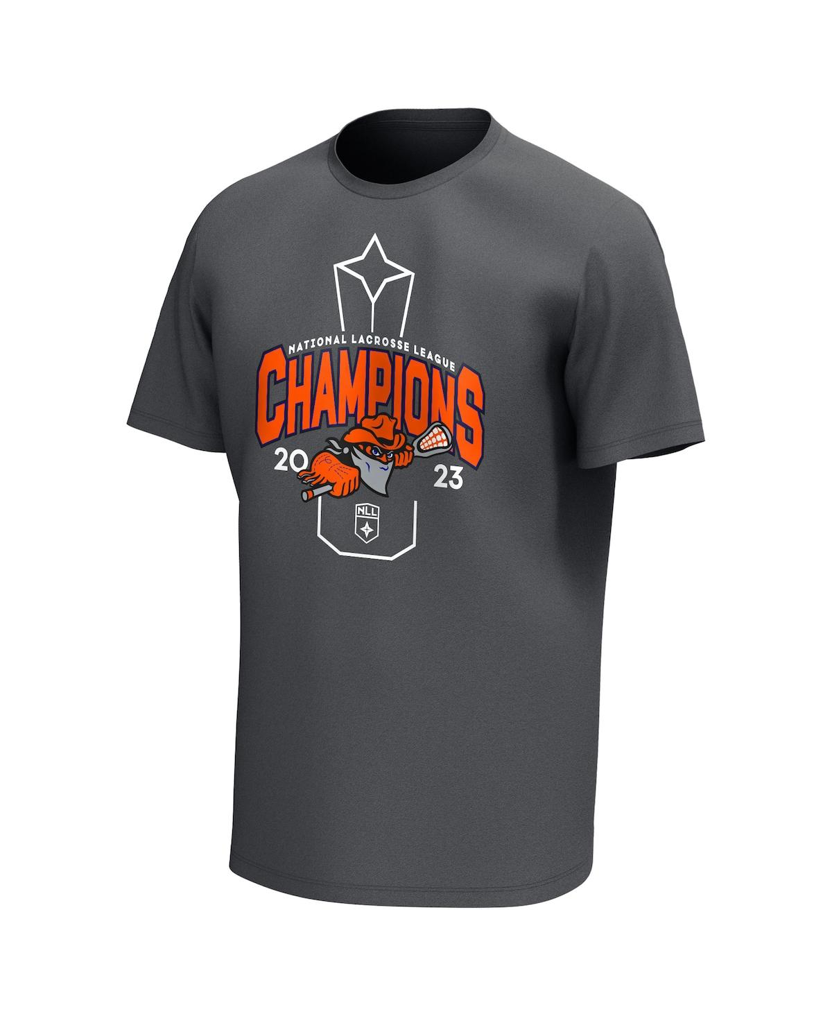 Shop Adpro Sports Women's Charcoal Buffalo Bandits 2023 Nll Cup Champions T-shirt